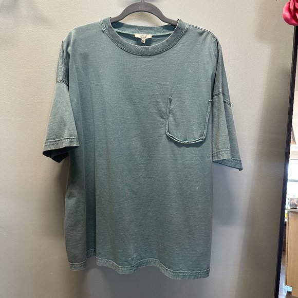 Mineral Washed Cotton Lose Fit Top - Picture 4 of 4